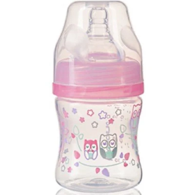 Afbeelding van Baby Ono Roze 120 ml Brede Hals Fles 402/02
