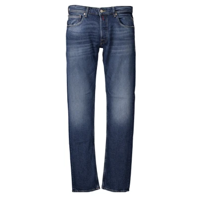 Afbeelding van Replay heren Grover straight leg jeans met donkere wassing in de kleur Indigo, maat: W29/L32