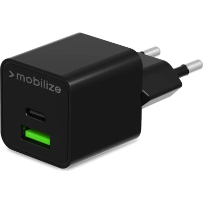 Afbeelding van Mobilize Wall Charger USB C + GaN 30W with PD/PPS Black