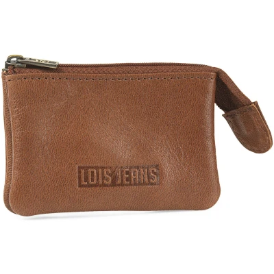 Afbeelding van Lois Portemonnee Leer Heren Functioneel en Duurzaam Wallet For Men, Mens met Tijdloze, Bestendige Leer. RFID Portemonnee. 201419, Tan