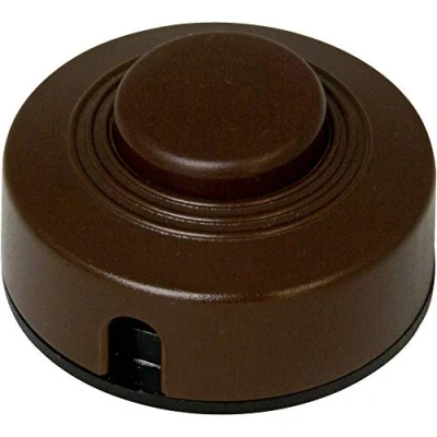Afbeelding van Kopp 191852084 voetpedaal, 1 polig, 250 V, 2 A, bruin