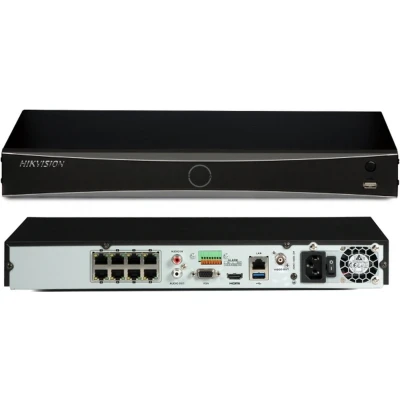 Afbeelding van Hikvision AcuSense NVR met PoE.8 kanaals IP camera tot 32MP