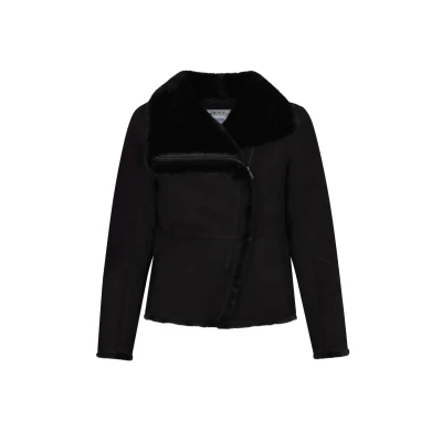 Afbeelding van Jas SCHMUDDELWEDDA XL / Zwart 100% Geitenleer