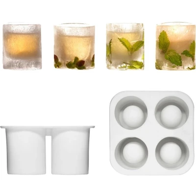 Afbeelding van Sagaform Ijsblokjesvorm Shot Glas Rubber