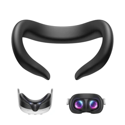 Afbeelding van KIWI design F3 Siliconen gezichtsinterface compatibel met Meta Quest 3, zweetbestendige VR gezichtsbedekking accessoires, niet voor 3S