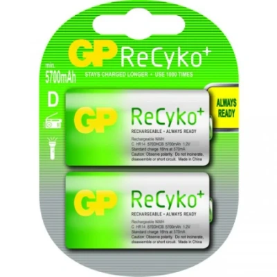 Afbeelding van Batterij gp d 1.2v oplaadbaar