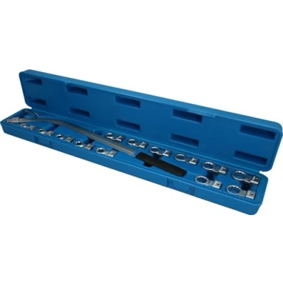 Afbeelding van Brilliant Tools V snaar En Spanrolsleutelset 15 delig