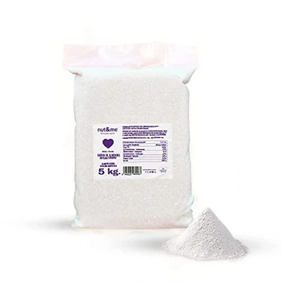 Afbeelding van Amandelmeel Realfooding 5 KG Keto nut&amp;me 100% amandel Extra fijn Glutenvrij Vegetarisch en veganistisch dieet Bakken Suikervrij Zonder conserveermiddelen of toevoegingen