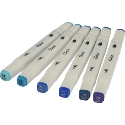 Afbeelding van Markers duo 6 sts groen