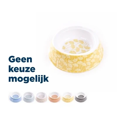Afbeelding van Martin Voerbak / Drinkbak Hond Melamine Japan Assorti 300 ML