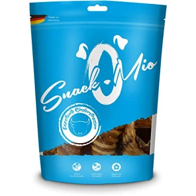 Afbeelding van SnackOMio Premium Hondensnack, heerlijke runderluchtpijp, graanvrij, 1 x 700 g