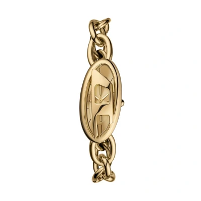 Afbeelding van Diesel DERA Horloge goldcoloured, Dames, Maat: One Size, Gold coloured