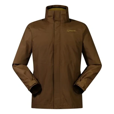 Afbeelding van Berghaus Heren Hillwalker Gemini 3in1 jas, Bark, L