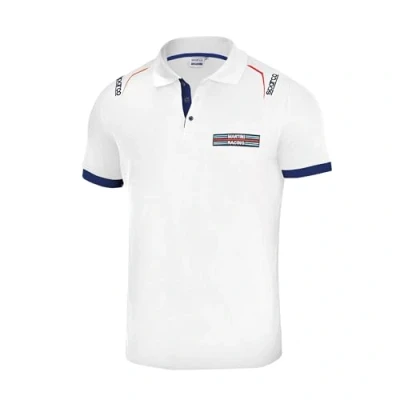 Afbeelding van Sparco Martini Racing Polo Maat L Wit Formule 1