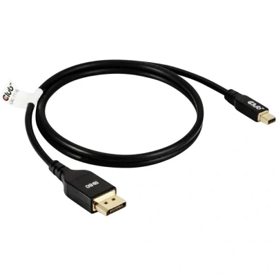 Afbeelding van CLUB3D MINIDISPLAYPORT TO DISPLAYPORT DP80 BIDIRECTIONAL VESA CERTIFIED CABLE 1M/3.28FT Kabel Digital/Display/Video
