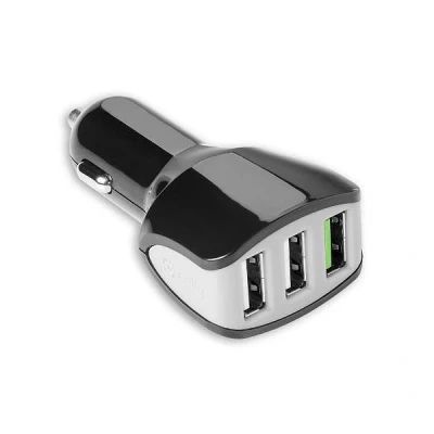 Afbeelding van Celly Universele autolader Charger Car 4.4A Turbo USB zwart.