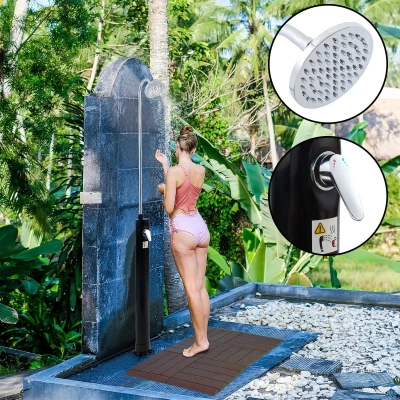 Afbeelding van Buitendouche Ampend solardouche met 9 L tank zwart casa.pro