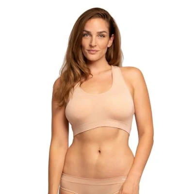 Afbeelding van DANISH ENDURANCE Bralette van Bamboe Viscose voor Dames Beige XS/S