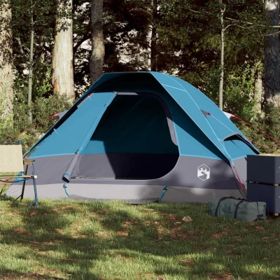 Afbeelding van VidaXL Koepeltent 2 persoons waterdicht blauw
