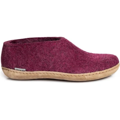 Afbeelding van Glerups Schoen met leren zool Cranberry 36