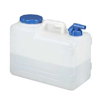 Afbeelding van Relaxdays jerrycan met kraan voor drinkwater BPA vrij water kraantje 15 Liter