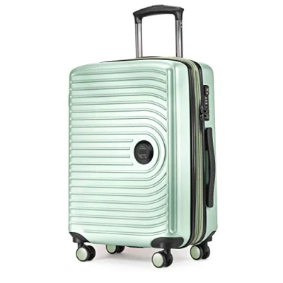 Afbeelding van HAUPTSTADTKOFFER Mitte handbagage 55x40x23, TSA, 4 wielen, reiskoffer, koffer met harde schaal, rolkoffer, handbagagekoffer, Munt