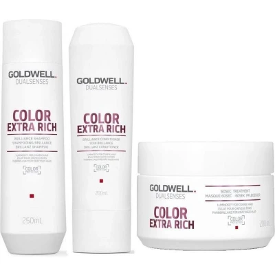 Afbeelding van Gekleurd haar pakket Goldwell Dualsenses Extra Rich bundel/set/pakket