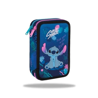 Afbeelding van Coolpack Stitch Tekenetui Pennenetui met twee compartimenten en accessoires