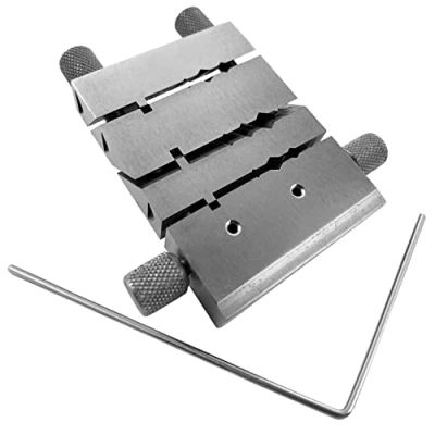 Afbeelding van 5 MANIER MITER Jig (LG): Vulslang Decoupeerzaag Bankschroef Juwelier Vormen Snijden Vice Tool (315)