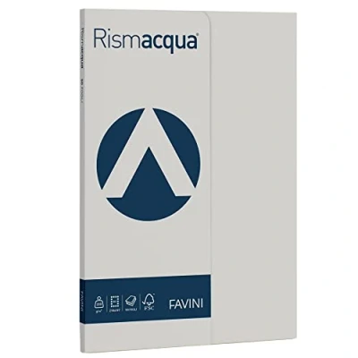 Afbeelding van Favini Rismacqua papier voor inkjetprinter A4 (210x297 mm) 50 vel Grijs