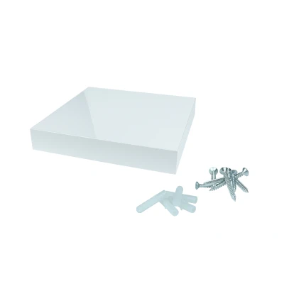 Afbeelding van Zwevende Wandplank Wit Hoogglans 24 x cm Per Stuk