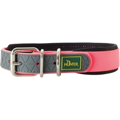 Afbeelding van HUNTER Convenience Comfort Neopreen halsketting van neopreen, 45 cm, neonroze