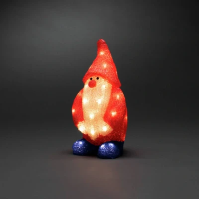 Afbeelding van Konstsmide 6242 103 Acryl figuur Energielabel: G (A G) Kerstman Warmwit LED Rood, Wit