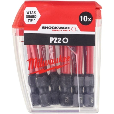 Afbeelding van Milwaukee krachtbits PZ2 Gen II 50mm 10st