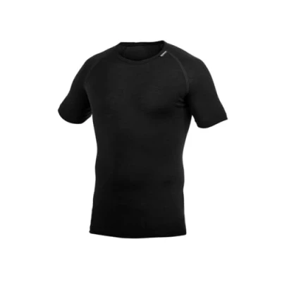 Afbeelding van T Shirt Woolpower Unisex Tee Lite Black M