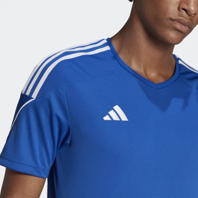 Afbeelding van adidas Performance TIRO 23 League Tshirt print Royal blue white, Heren, Maat: XXL, white