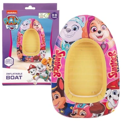 Afbeelding van Paw Patrol Opblaasbare Kinderboot Spetterend Speelplezier met Chase &amp; Marshal