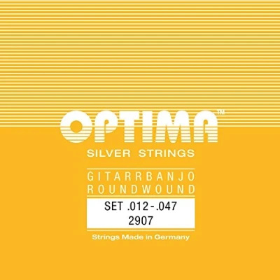 Afbeelding van Optima 2901 gitaarbanjo zilveren snaren, loop end e&#039; 1