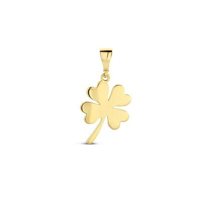 Afbeelding van 14K geelgoud hanger klaver 4027598