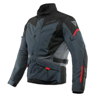 Afbeelding van Dainese Tempest 3 D Dry Motorfiets textiel jas, zwart grijs rood, afmeting 50 voor man