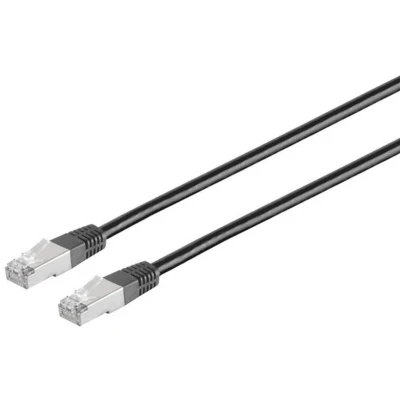 Afbeelding van S/CONN 1m RJ45 netwerkkabel Zwart Cat6 S/FTP (S STP)