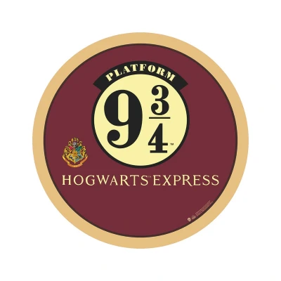 Afbeelding van Wizarding World Harry Potter Deurmat Perron 9 3/4 120x120cm