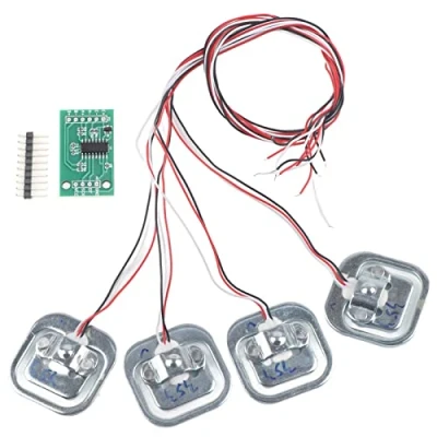 Afbeelding van HX711 Module 4 pcs Persoonlijke 50kg Half, Weegsensor Module, Load cell 200kg/100kg/50kg, Weerstandspanning Halve brug Origineel Druksondes sensoren Voor DIY Arduino