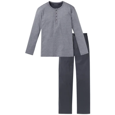 Afbeelding van Pyjama Schiesser Men 159630 Anthracite Maat 60