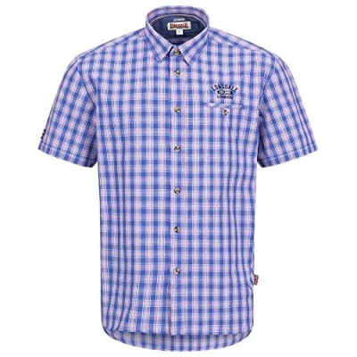 Afbeelding van Lonsdale Holmbusch Overhemd, Heren, Maat: Small, Navy/ice