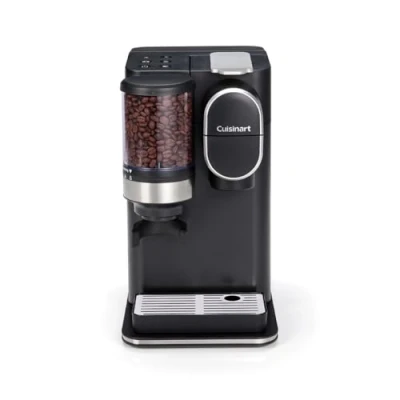 Afbeelding van Cuisinart DGB2E One Cup Grind &amp; Brew Koffiemachine Van Boon tot Filterkoffie, Afneembare Vaatwasbestendige Accessoires, 3 verschillende portiematen [225,285, 340 ml]