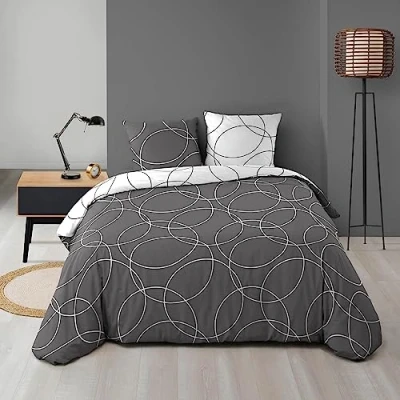 Afbeelding van douceur d&#039;Intérieur Beddengoed, polyester, meerkleurig, 220 x 240 cm, cm