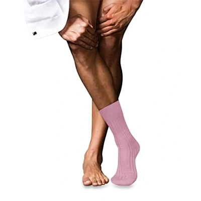 Afbeelding van FALKE Heren Sokken No. 13 M SO Katoen eenkleurig 1 Paar, Roze (Light Rosa 8276), 39 40