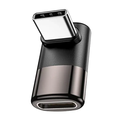 Afbeelding van MOGOOD USB C Haakse Verlenger Adapter Type Thunderbolt voor stoom dek accessoires, MacBook Pro, iPad Tablet, Telefoons, Nintendo Switch etc