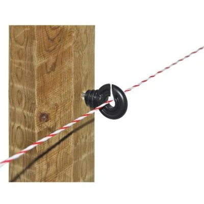 Afbeelding van Ringisolator compact, korte steun, zwart (25 stuks)